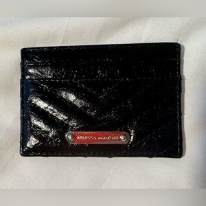 Rebecca Minkoff Black Leather Card Holder